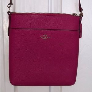 Coach Pink Purse/Crossbody w/ Adjustable Strap
